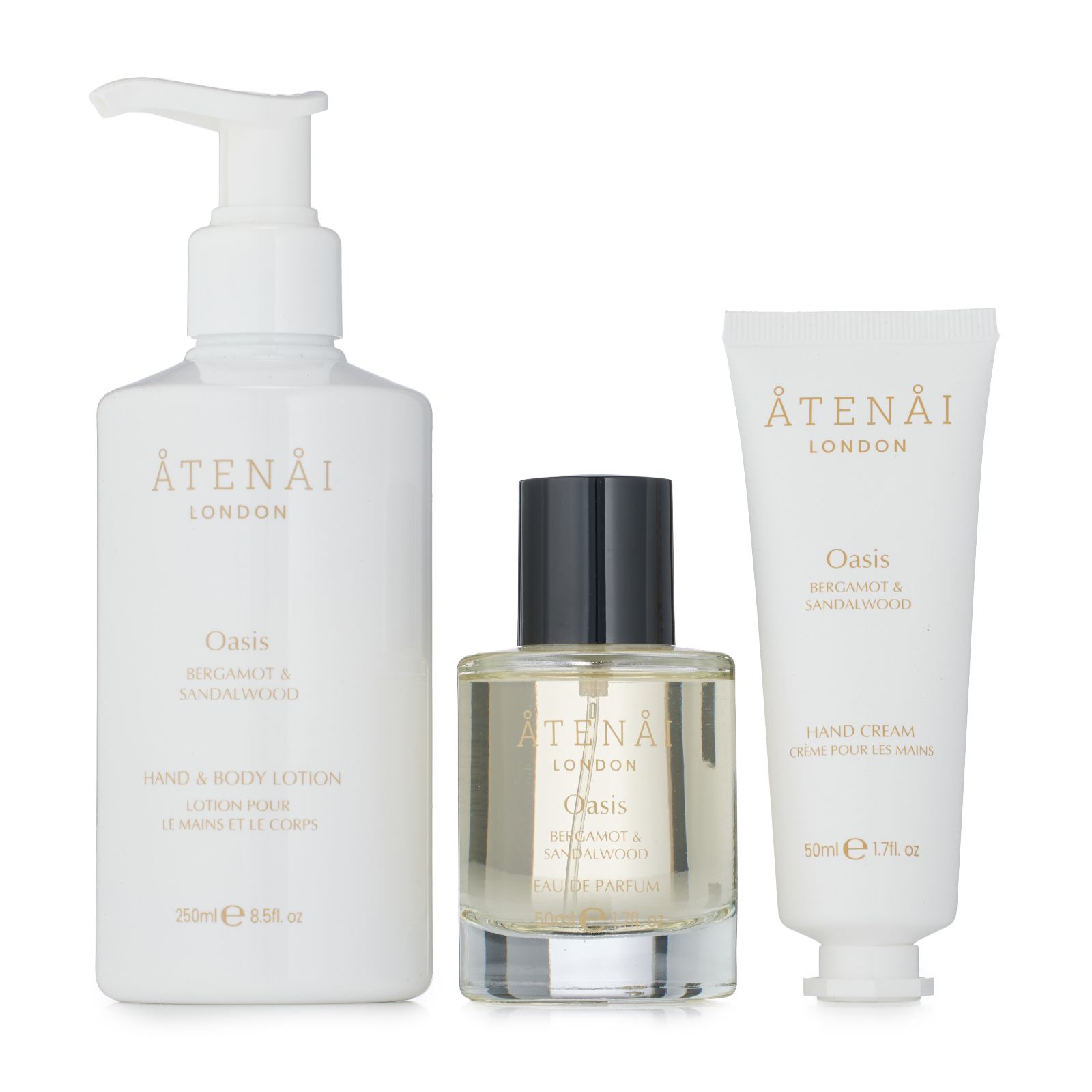 Atenai Eau de Parfum Hands & Body Trio