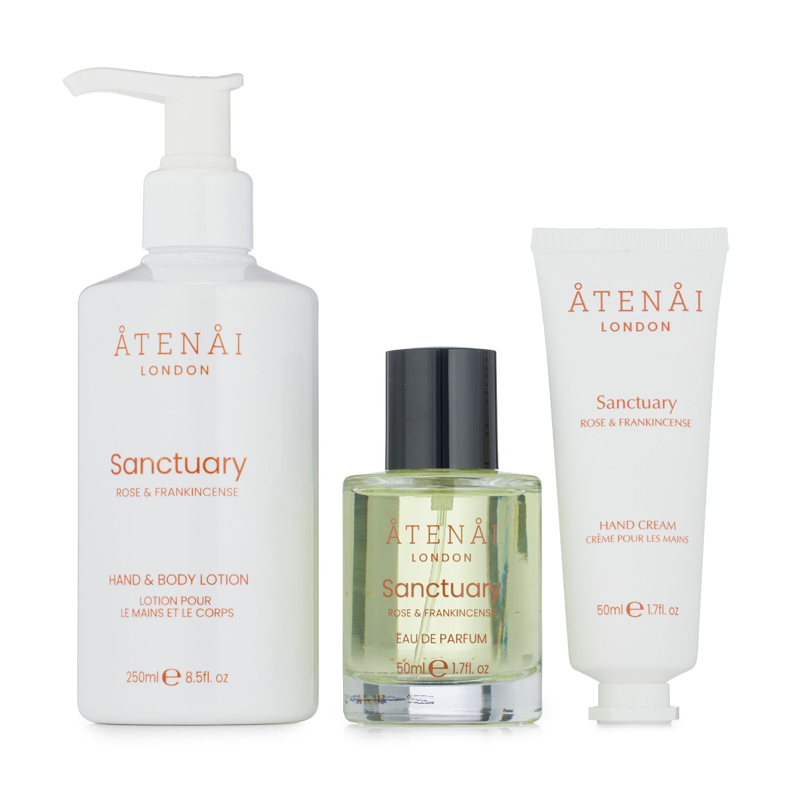 Atenai Eau de Parfum Hands & Body Trio