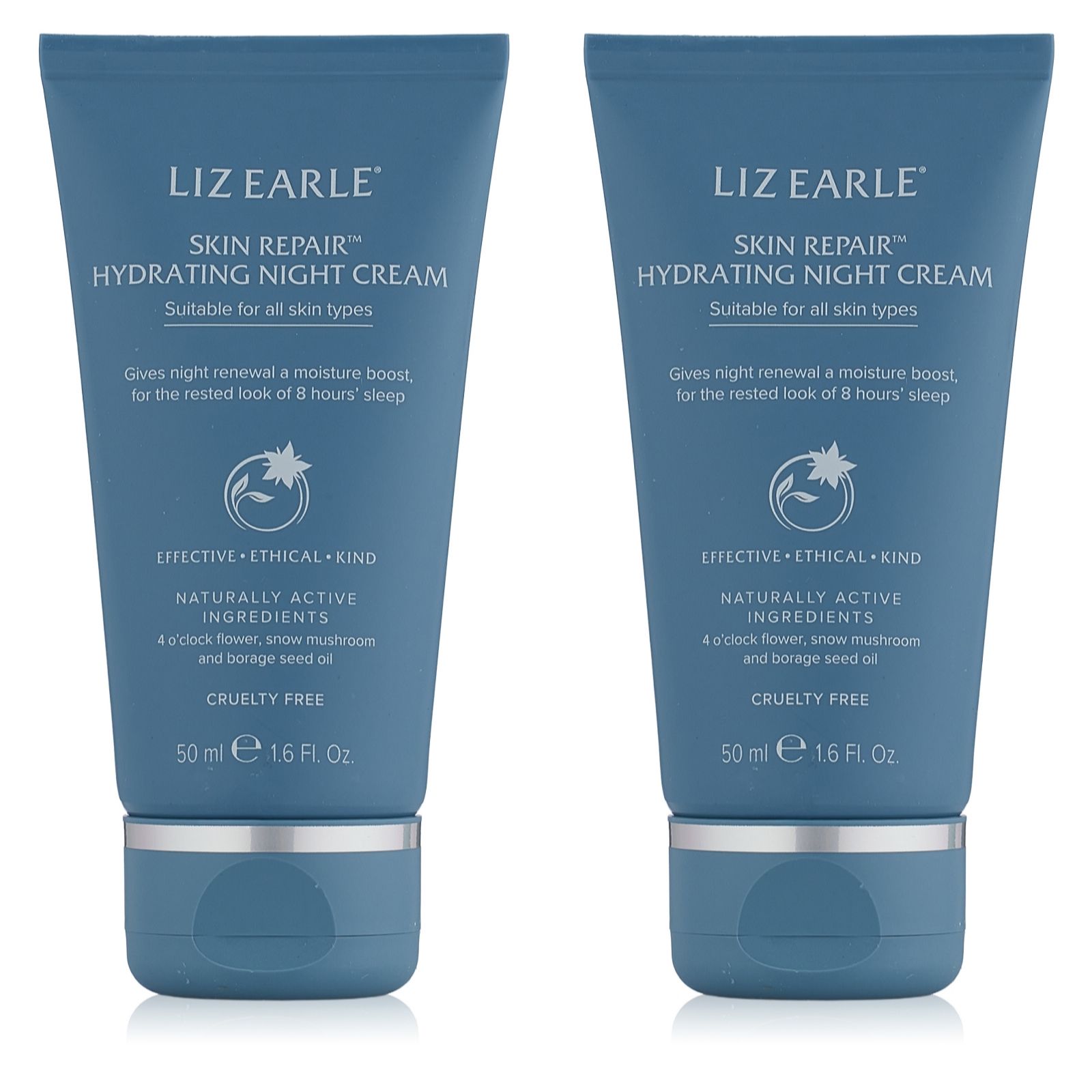 Liz Earle Skin Repair Hydrating Night Cream 50ml Duo