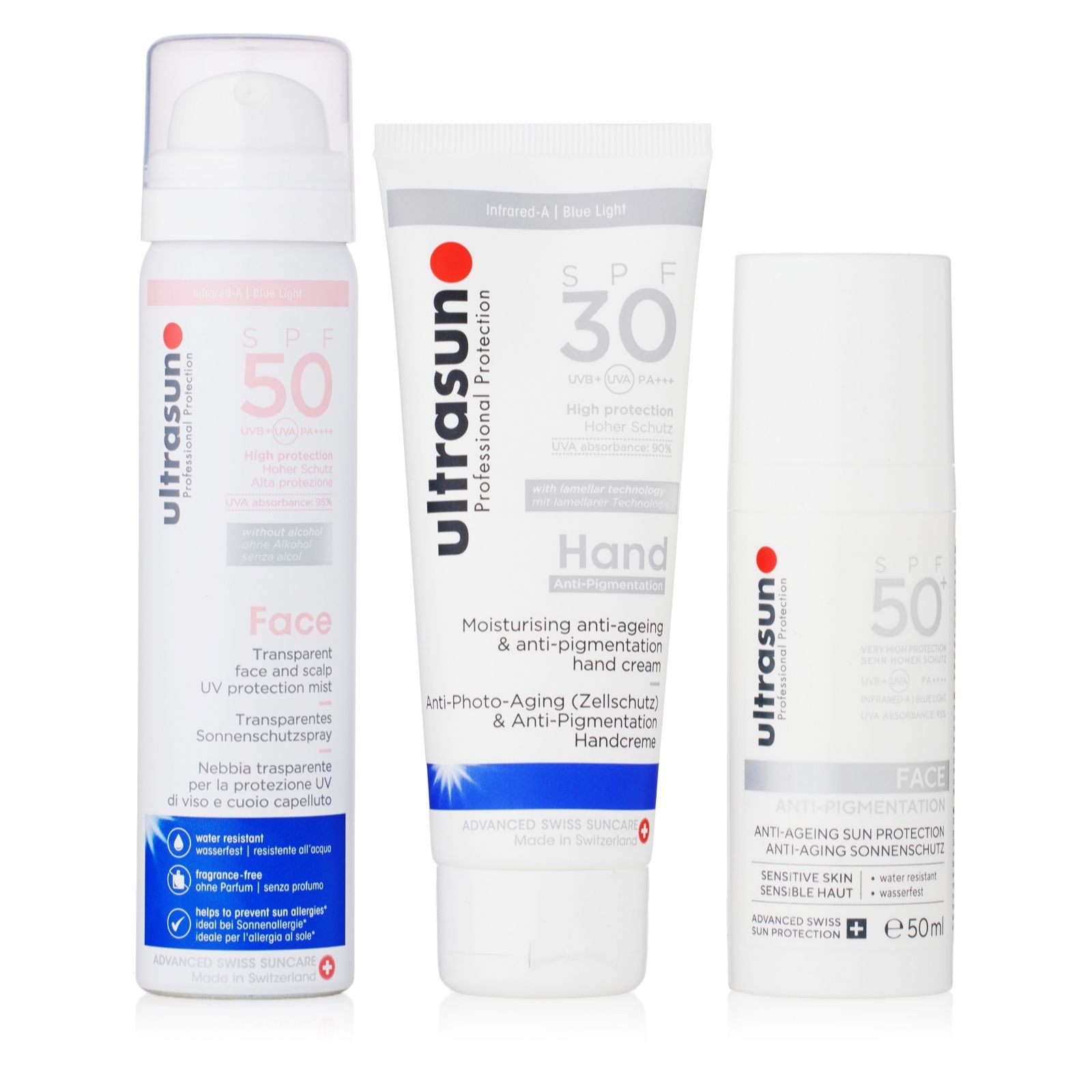 Ultrasun Sun Protection 3 Piece Face & Hand Collection