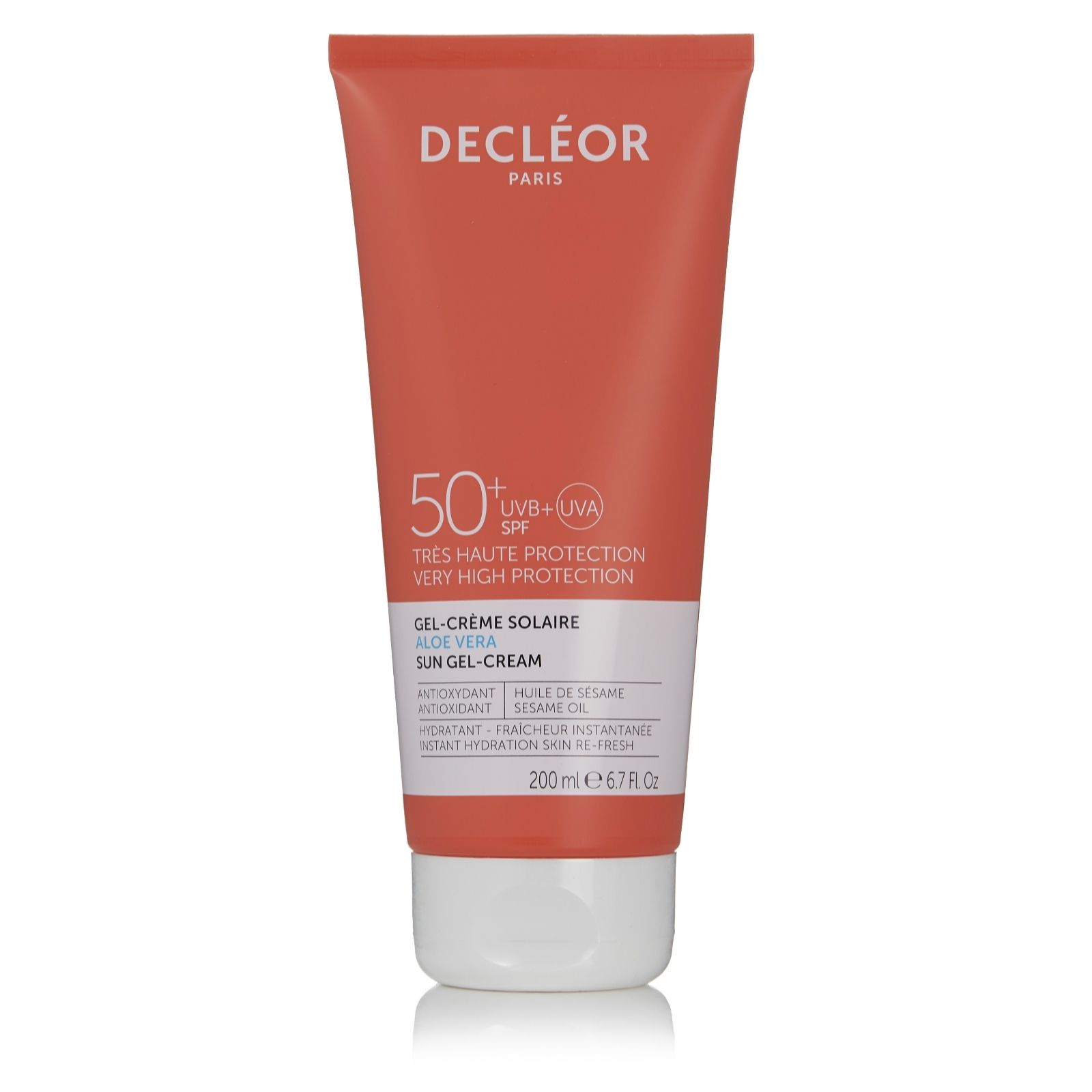 Decleor Sun GelCream SPF 50+ Body 200ml QVC UK