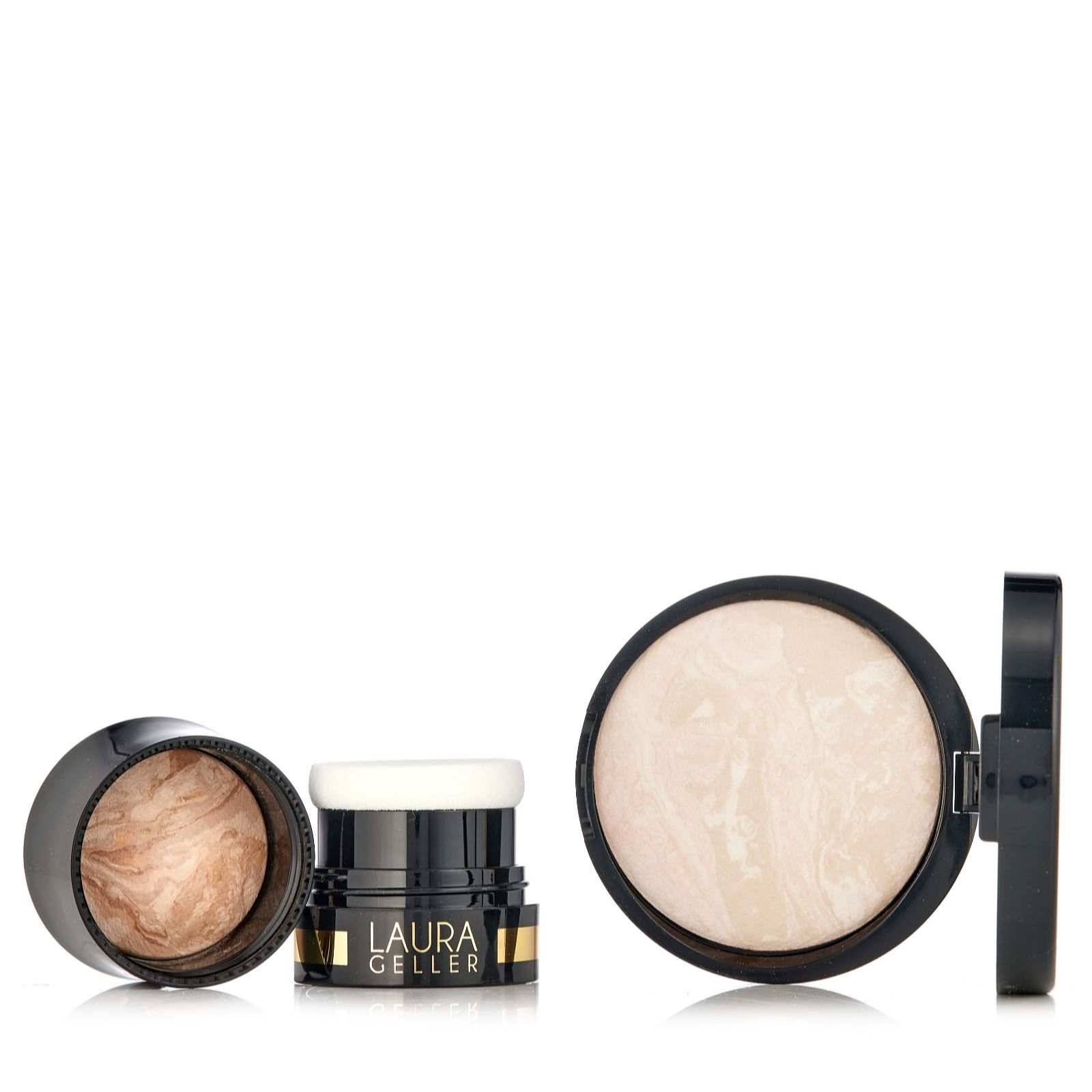 Laura Geller Balance-n-Brighten Full Size with Baked To Go Travel Size