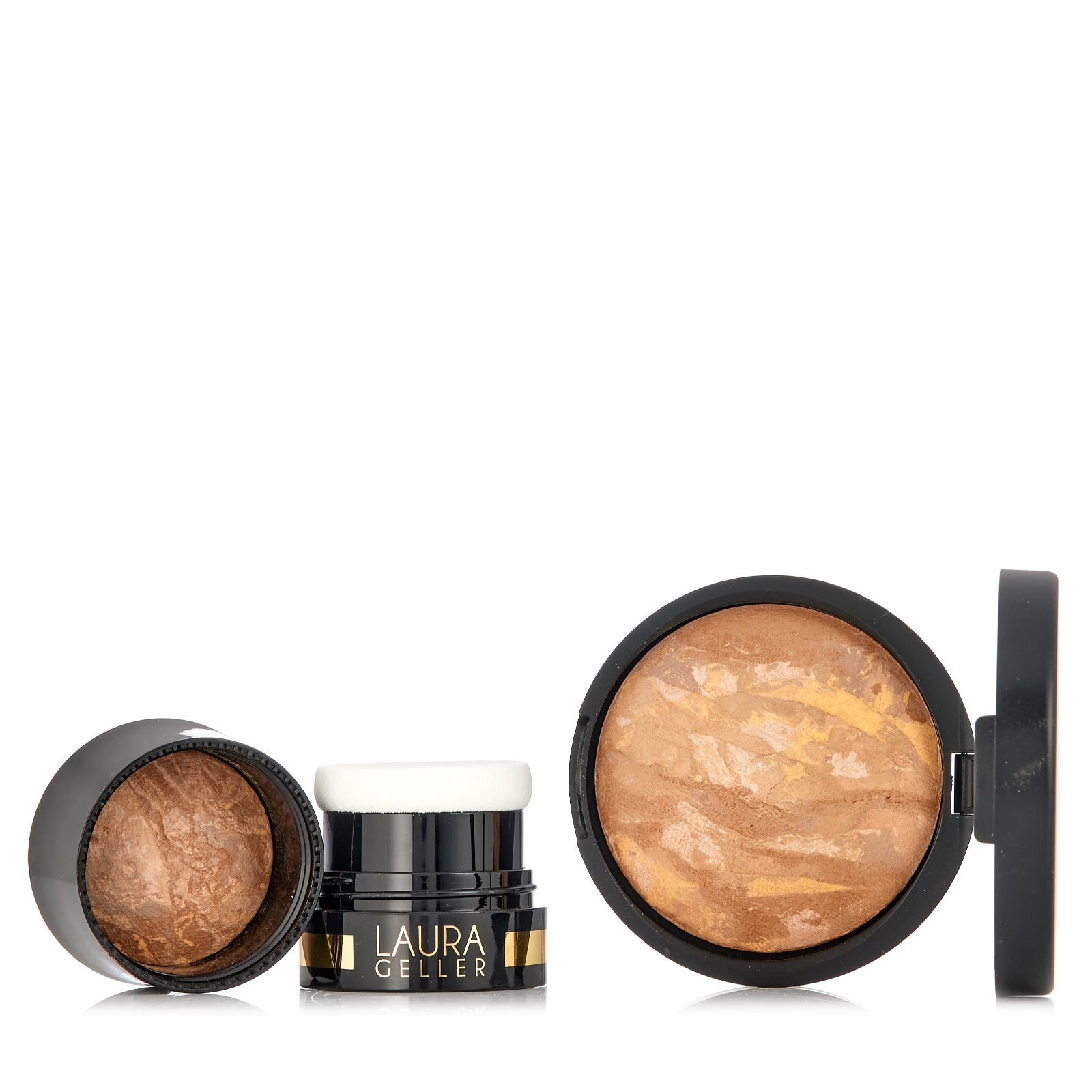 Laura Geller Balance-n-Brighten Full Size with Baked To Go Travel Size