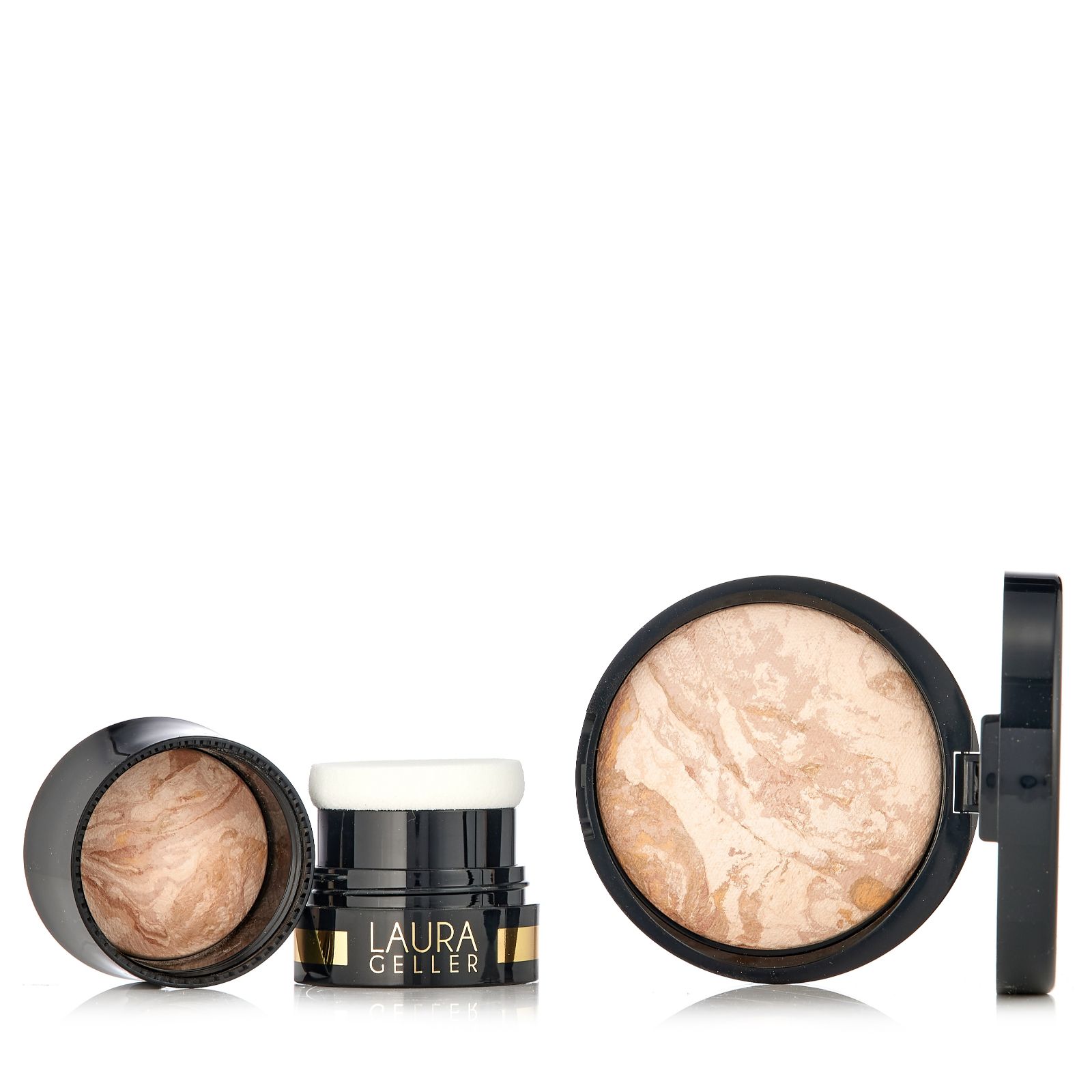 Laura Geller Balance-n-Brighten Full Size with Baked To Go Travel Size