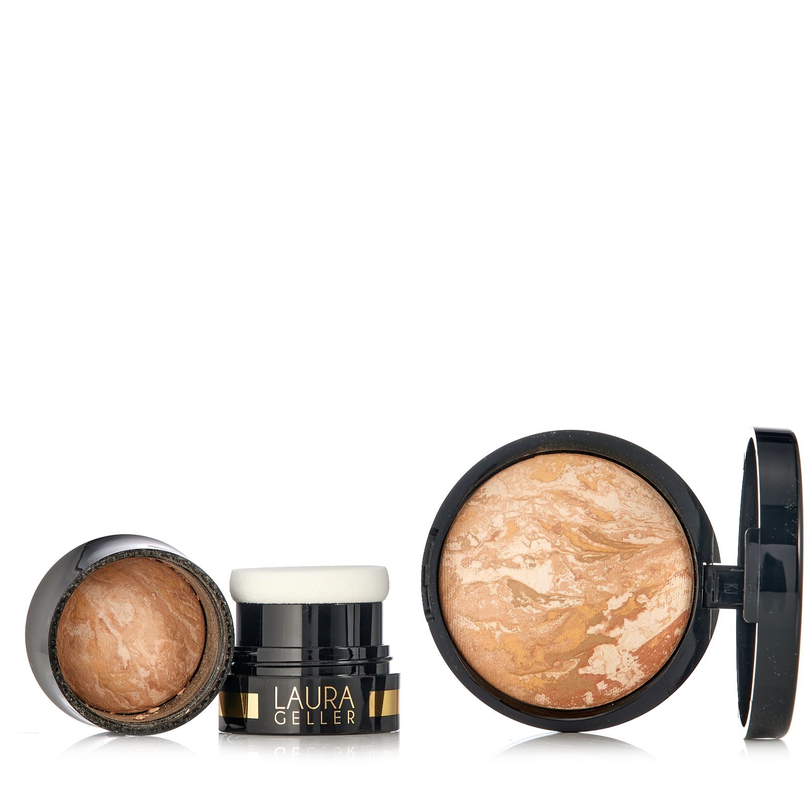 Laura Geller Balance-n-Brighten Full Size with Baked To Go Travel Size