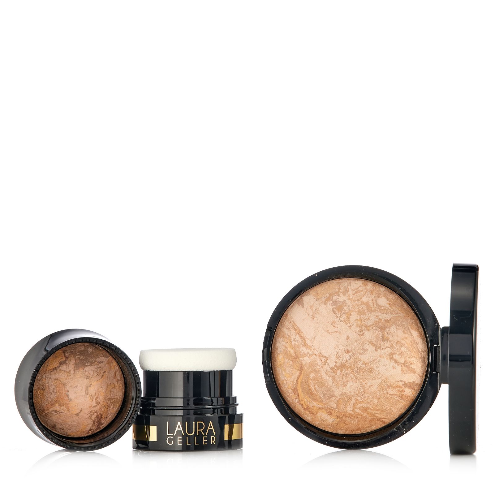 Laura Geller Balance-n-Brighten Full Size with Baked To Go Travel Size