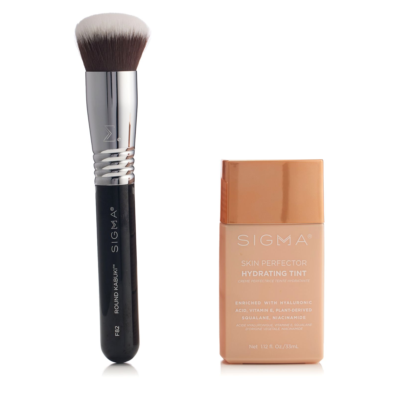 Sigma Beauty Skin Tint Foundation and Brush