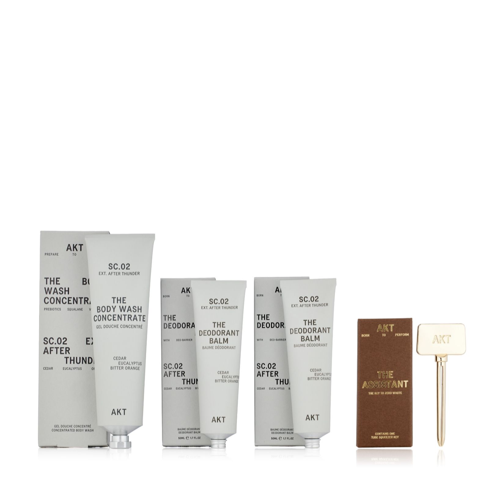 AKT The Deodorant Balm & Body Wash Concentrate