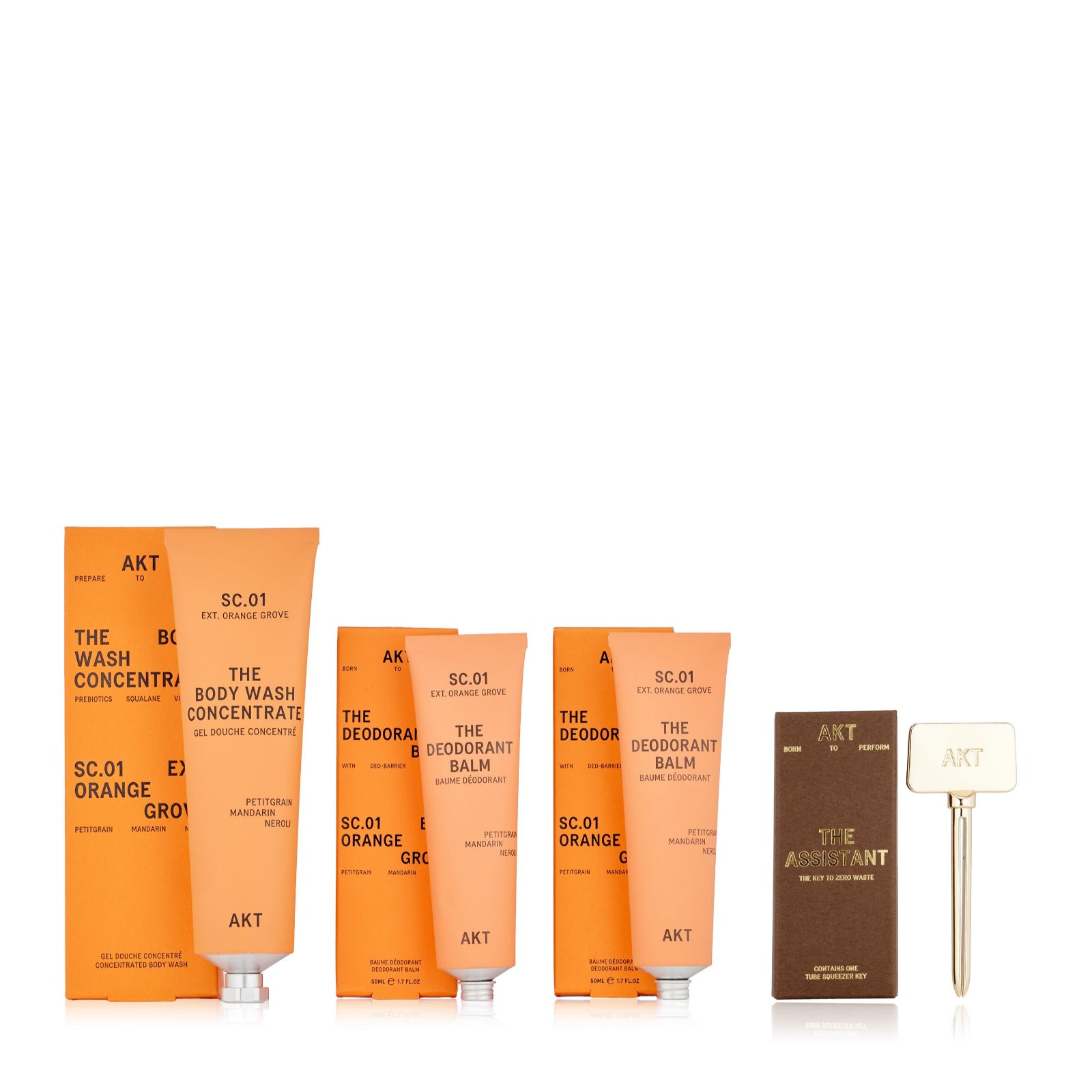 AKT The Deodorant Balm & Body Wash Concentrate