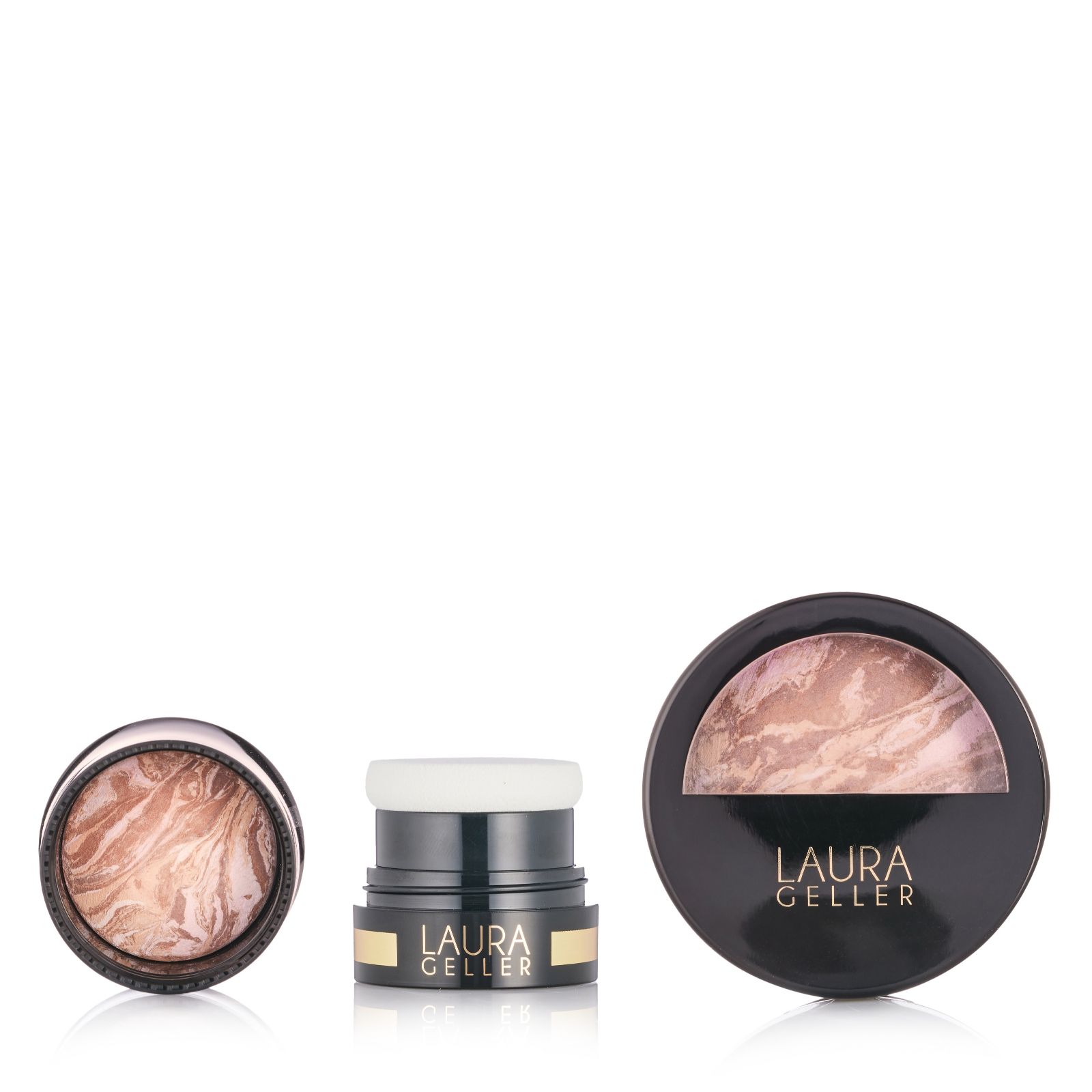 Laura Geller Bronze-n-Brighten Full Size with Baked To Go Travel Size