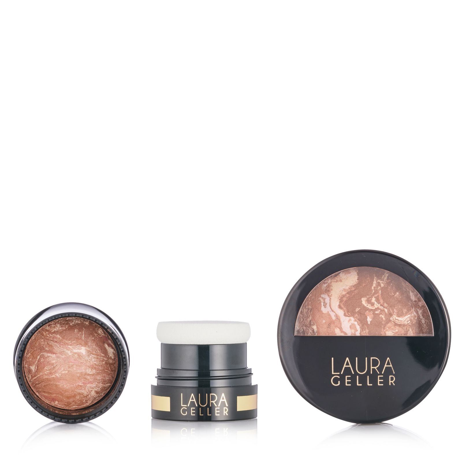 Laura Geller Bronze-n-Brighten Full Size with Baked To Go Travel Size