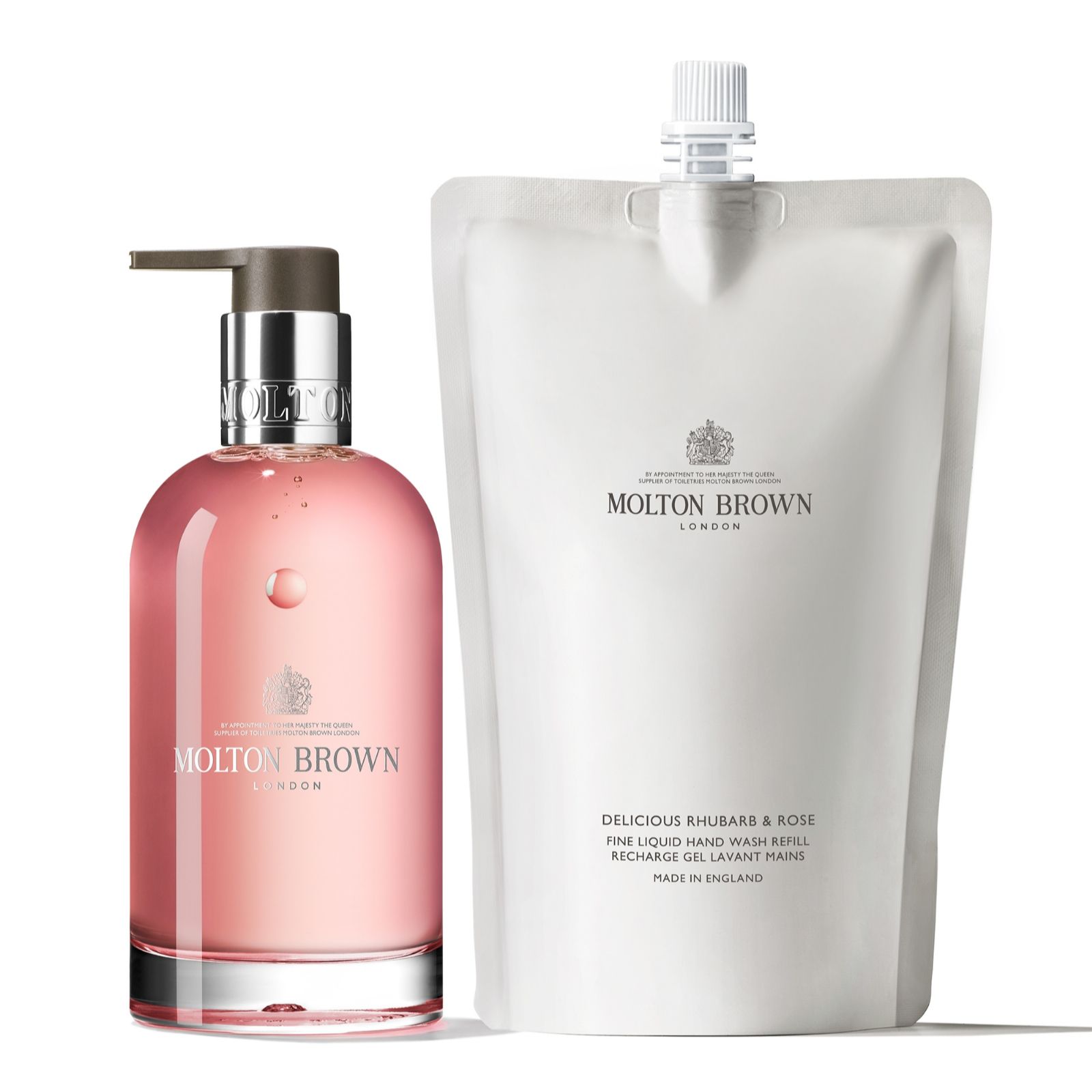 Molton Brown Glass Bottle 200ml and Refill Collection