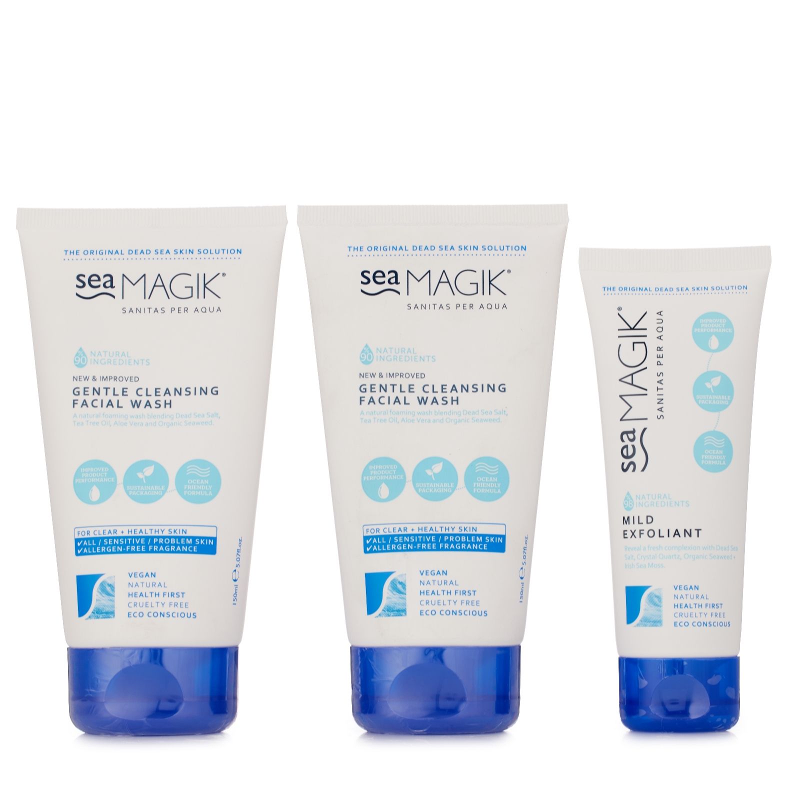 Sea Magik Cleansing Wash Duo + Mild Exfoliant