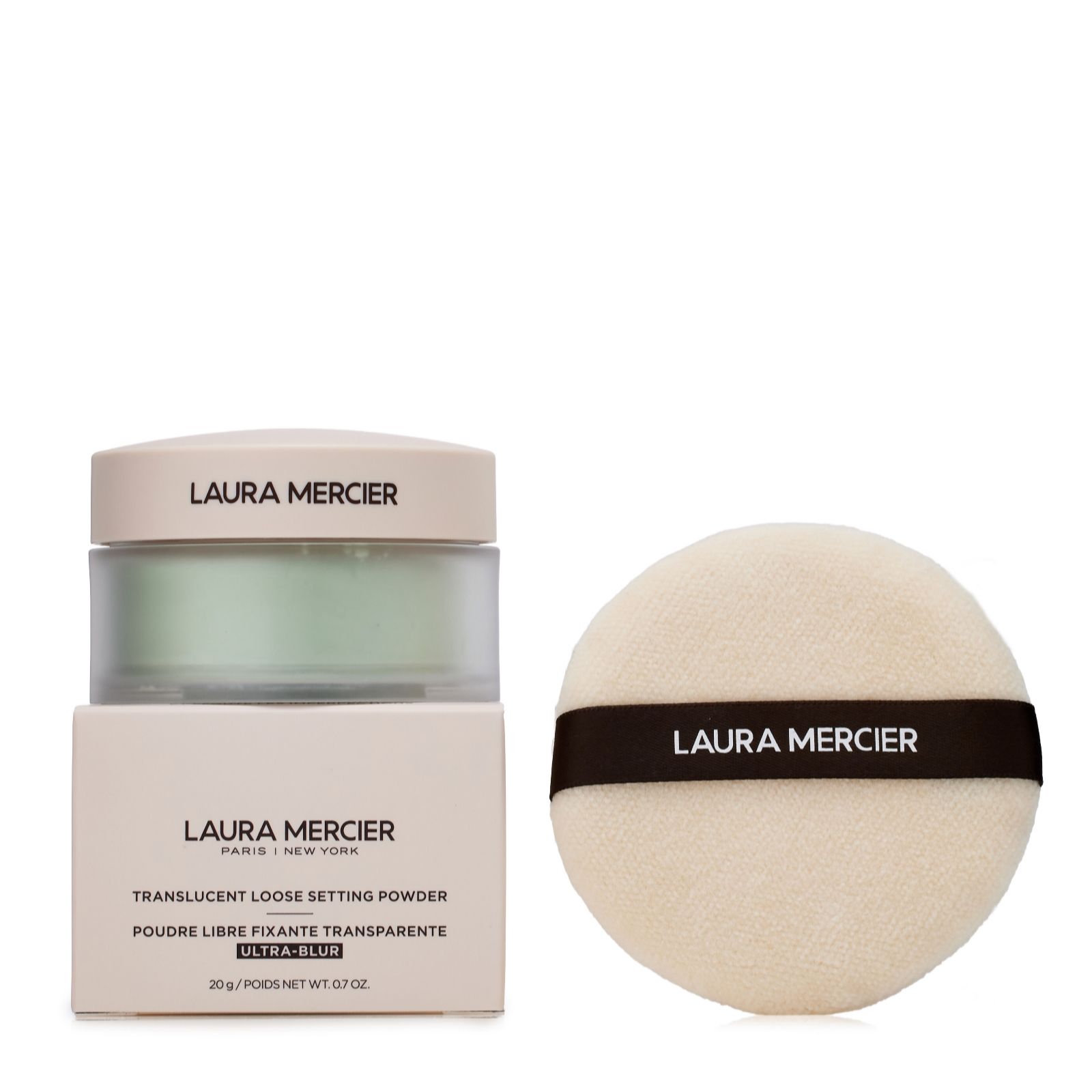  Laura Mercier Translucent Loose Setting Powder Ultra Blur Mint & Velour Puff