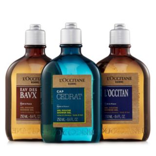 L'Occitane Men's Set of 3 Shower Gel