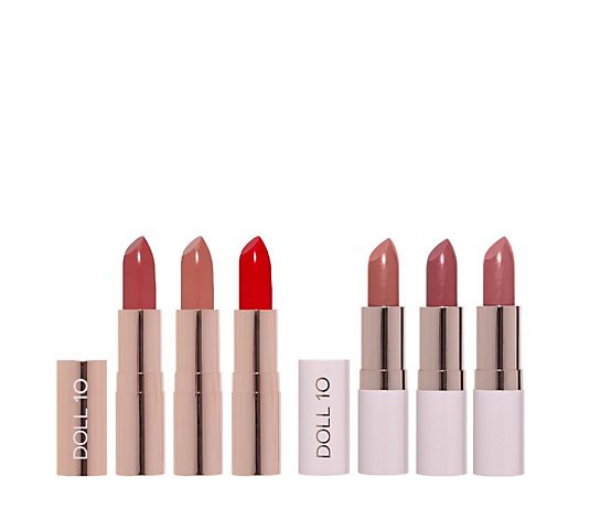 Doll 10 6 Piece Lipstick Collection
