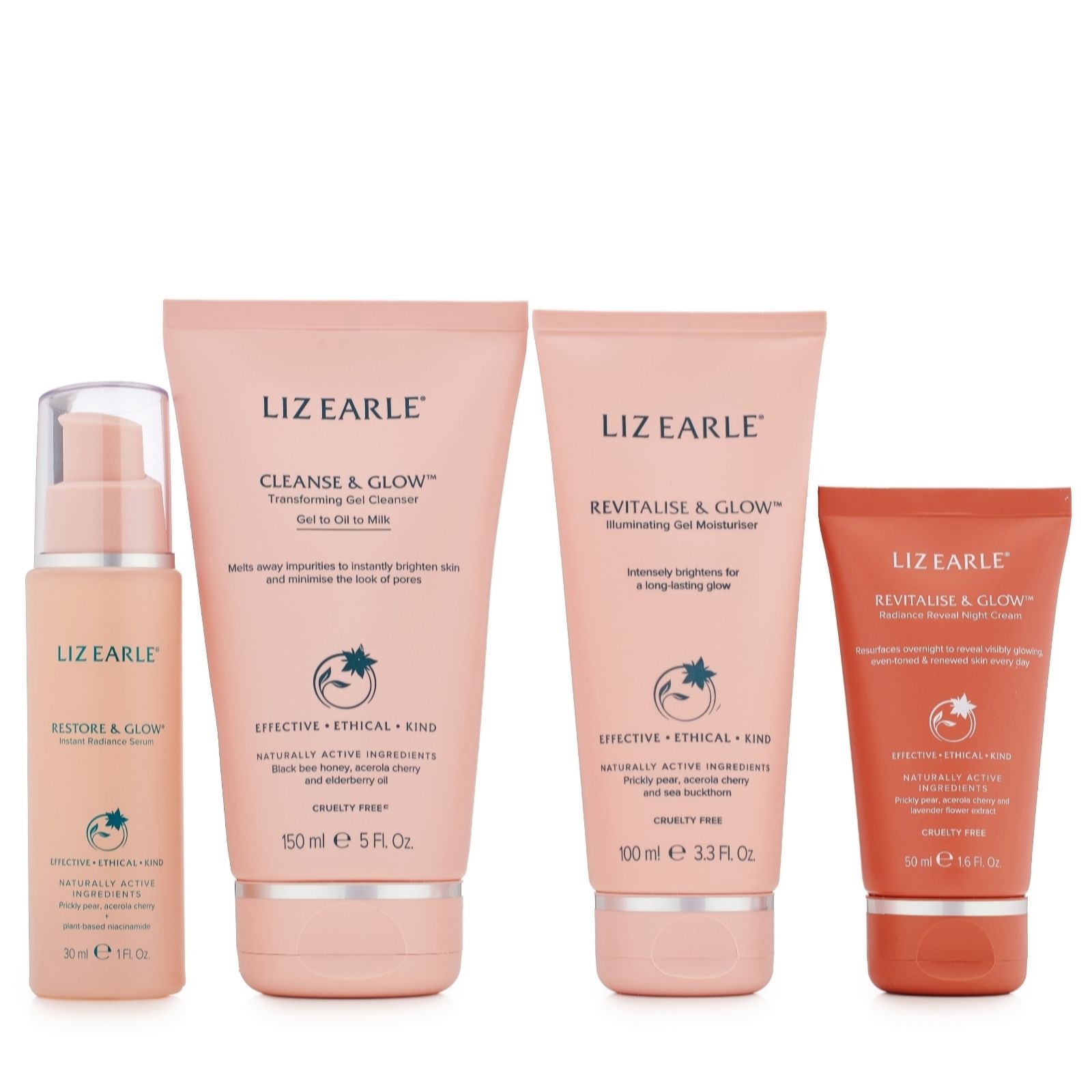 Liz Earle 4 Piece Day To Night Glowing Skin Collection