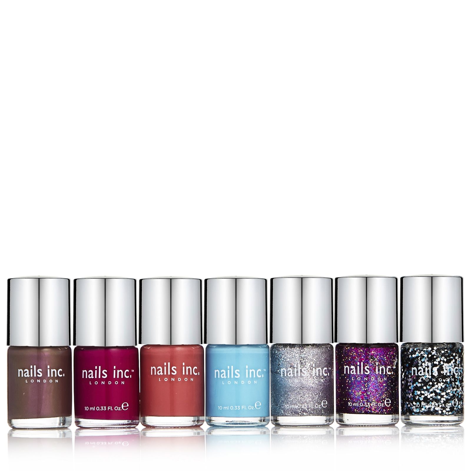 Nails Inc 7 Piece Fashion Insiders Collection QVC UK