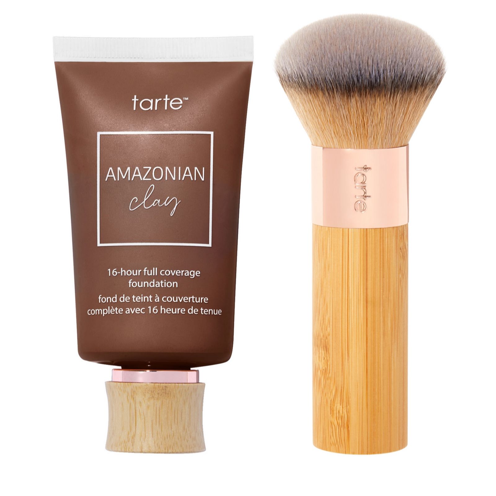 tarte Amazonian Clay 16-hr Foundation with Brush