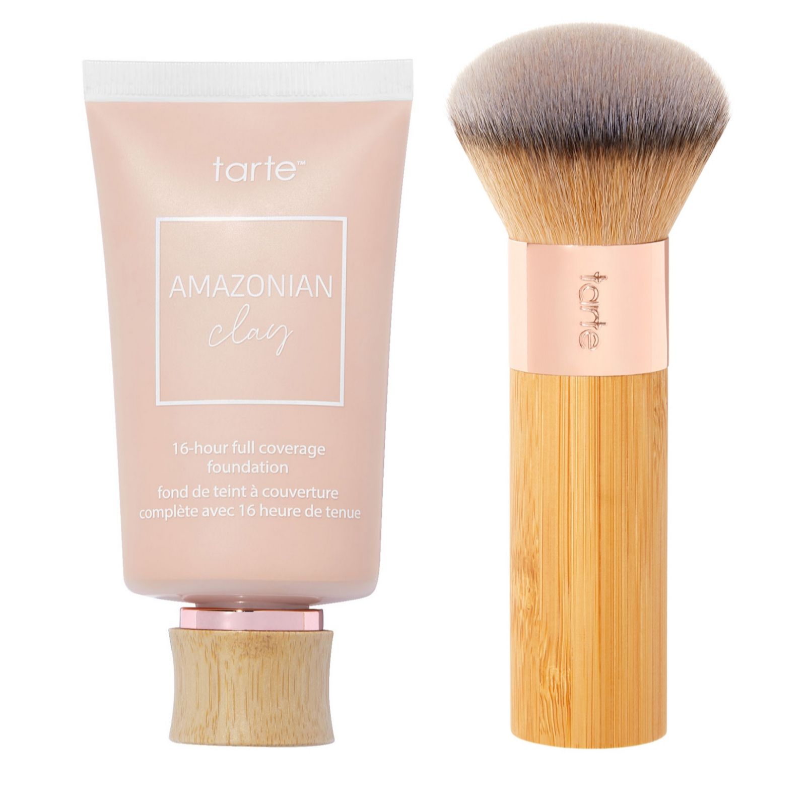 tarte Amazonian Clay 16-hr Foundation with Brush