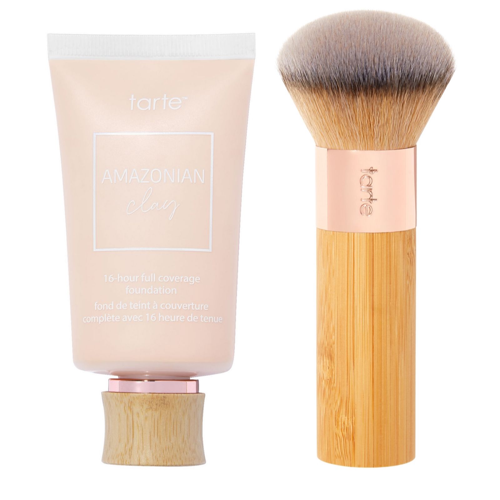 tarte Amazonian Clay 16-hr Foundation with Brush