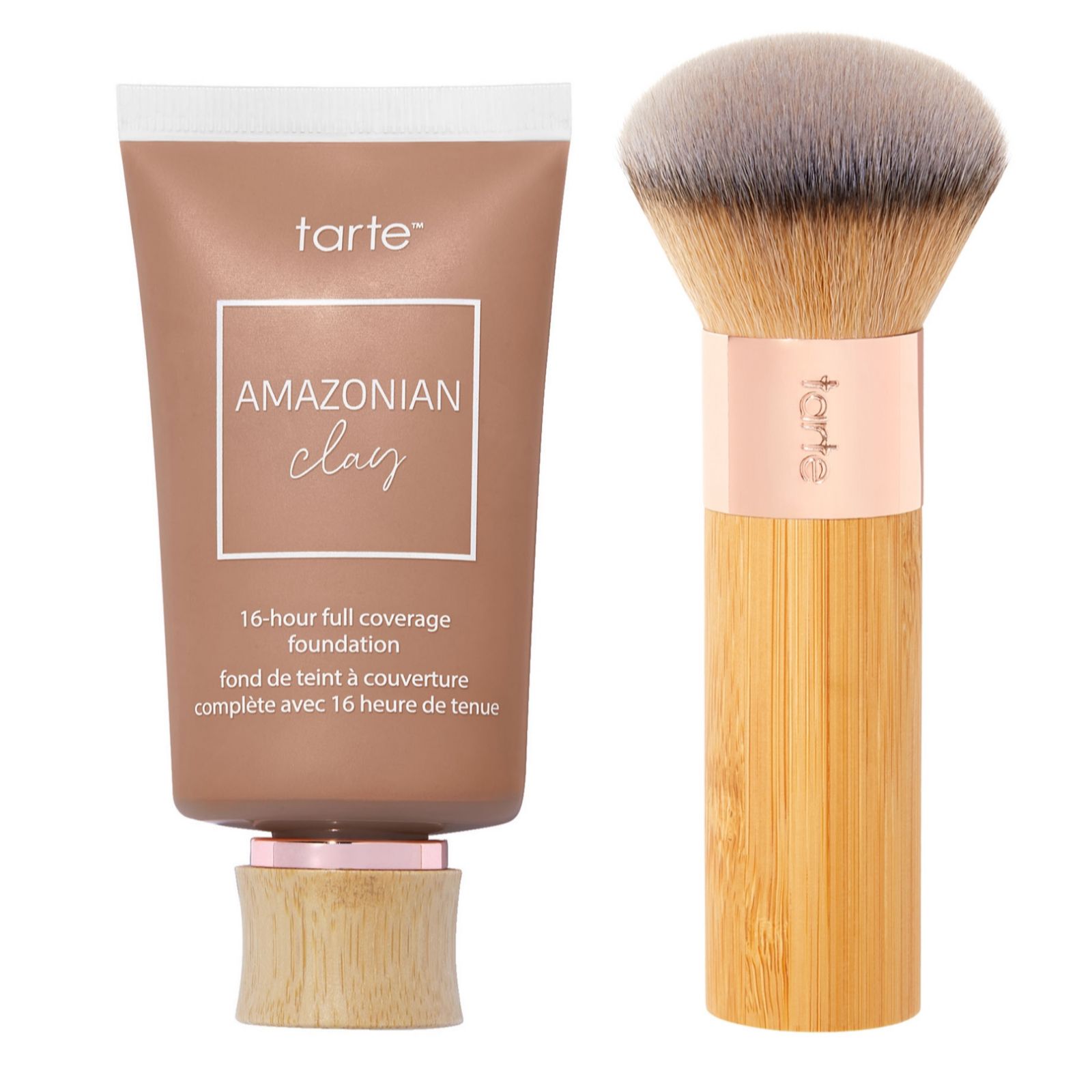 tarte Amazonian Clay 16-hr Foundation with Brush
