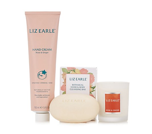 Liz Earle 3 Piece Rose & Ginger Collection