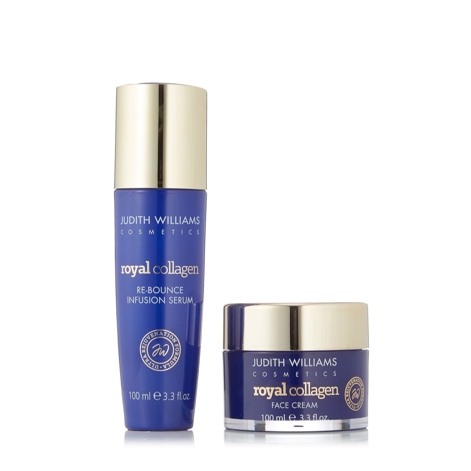 Judith Williams Royal Collagen Serum & Day Cream Collection QVC UK