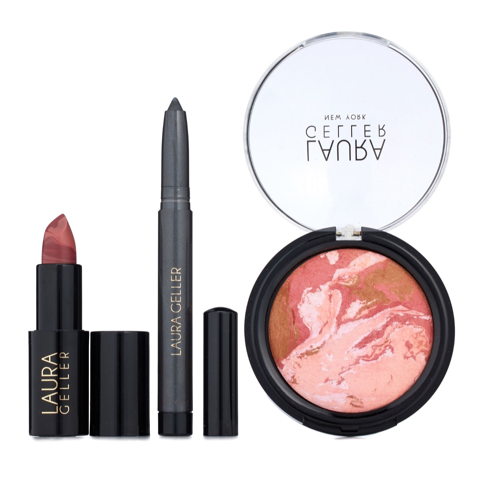 Laura Geller Baked Blush n-Bronze 3 Piece Face Collection