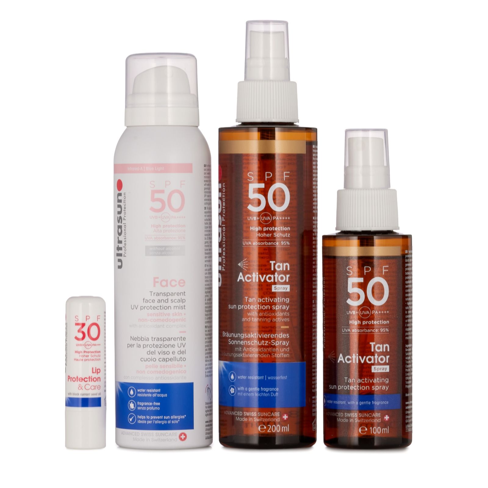Ultrasun Sun Protection 4 Piece Home & Away Spray Collection