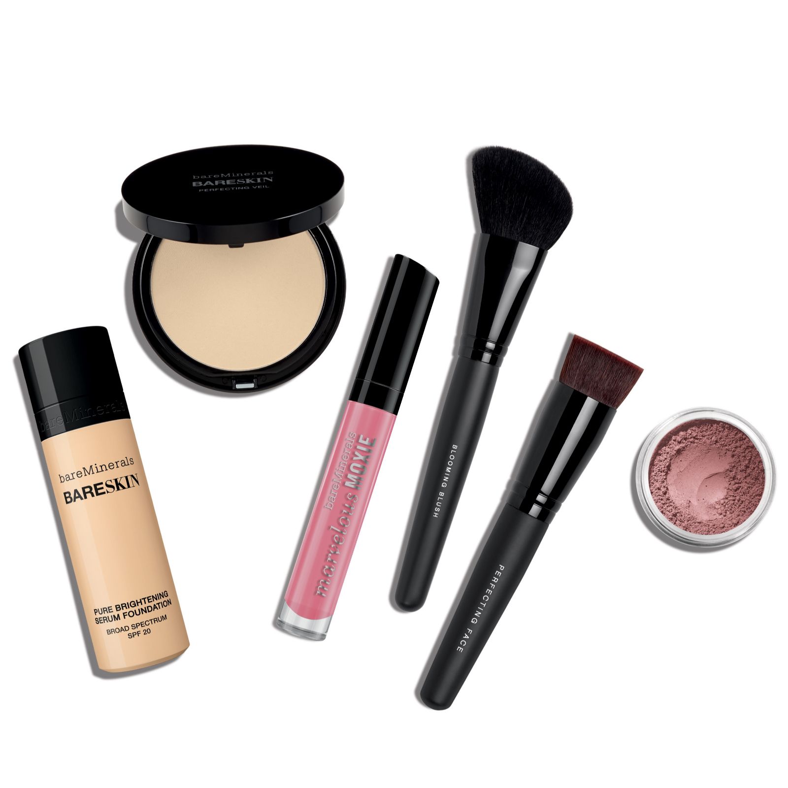 bareMinerals BARESKIN Beauty 6 Piece Make-Up Collection - QVC UK