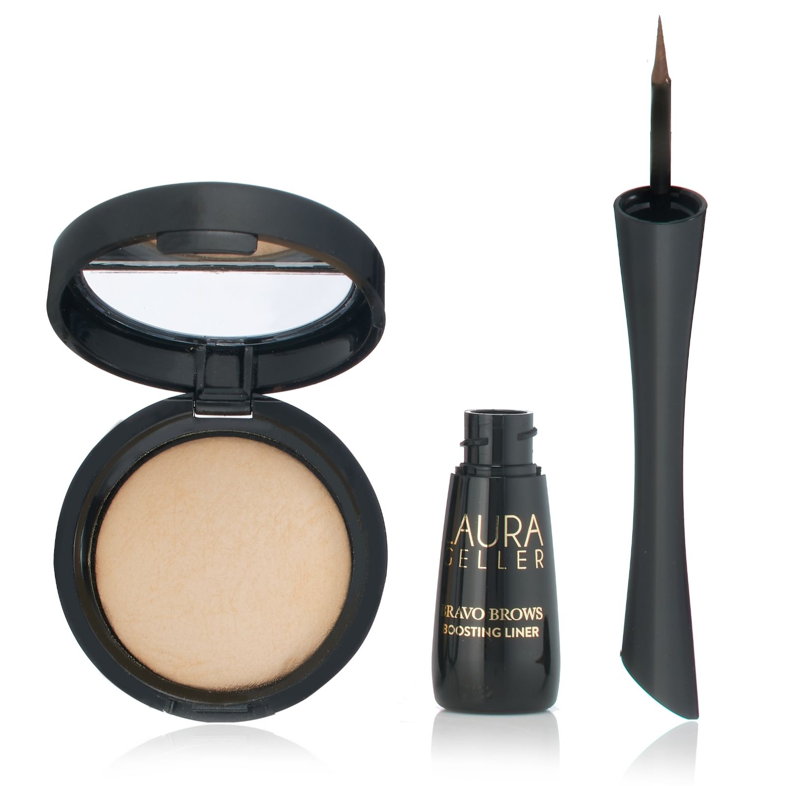 Laura Geller Brow Boosting Liner & French Vanilla Highlighter
