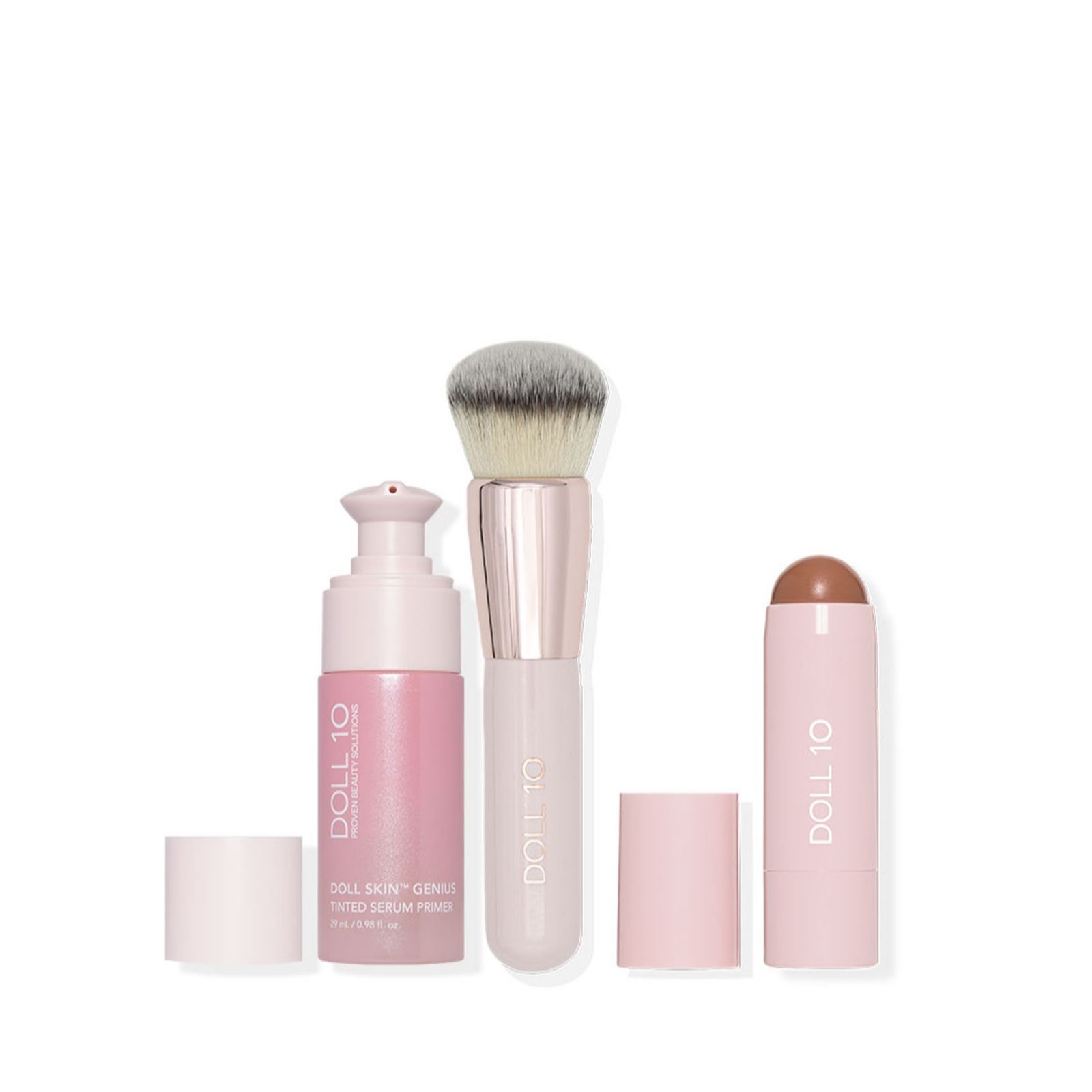 Doll 10 Tinted Serum Primer & Multi-Tasker Stick with Brush