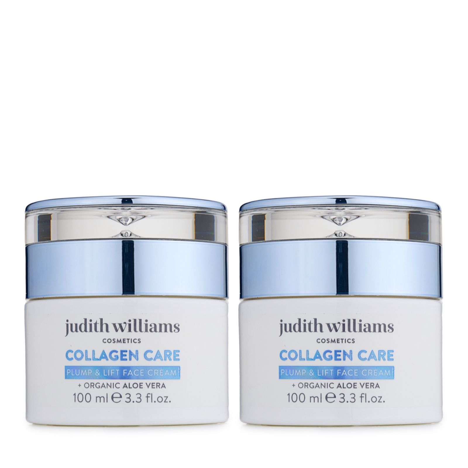 Judith Williams Collagen Care Plump & Lift Face Cream 100ml Duo