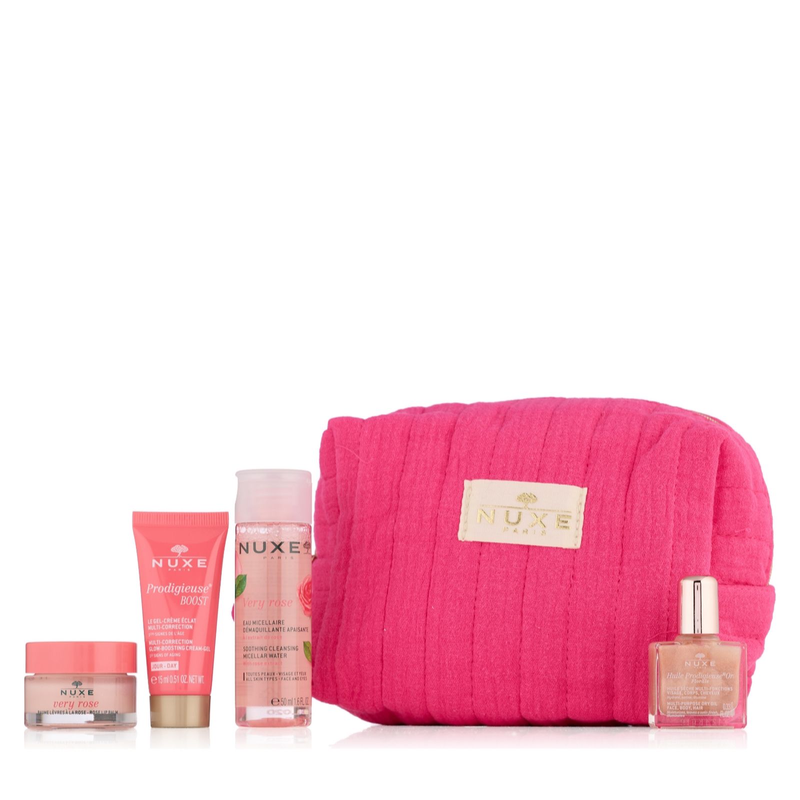 NUXE Your Beauty Essentials 4 Piece Collection with Bag