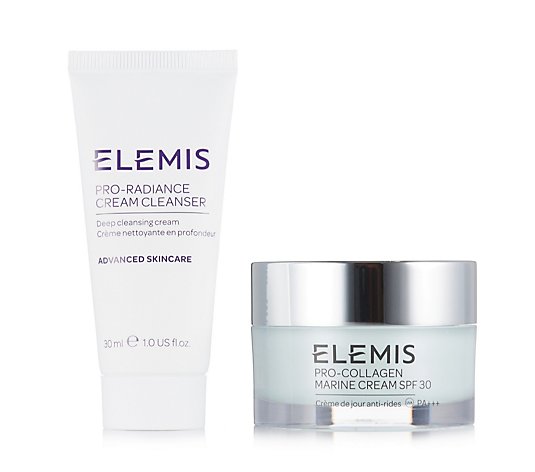 Elemis Pro-Collagen Marine Cream SPF 30 & Pro Radiance Cleanser