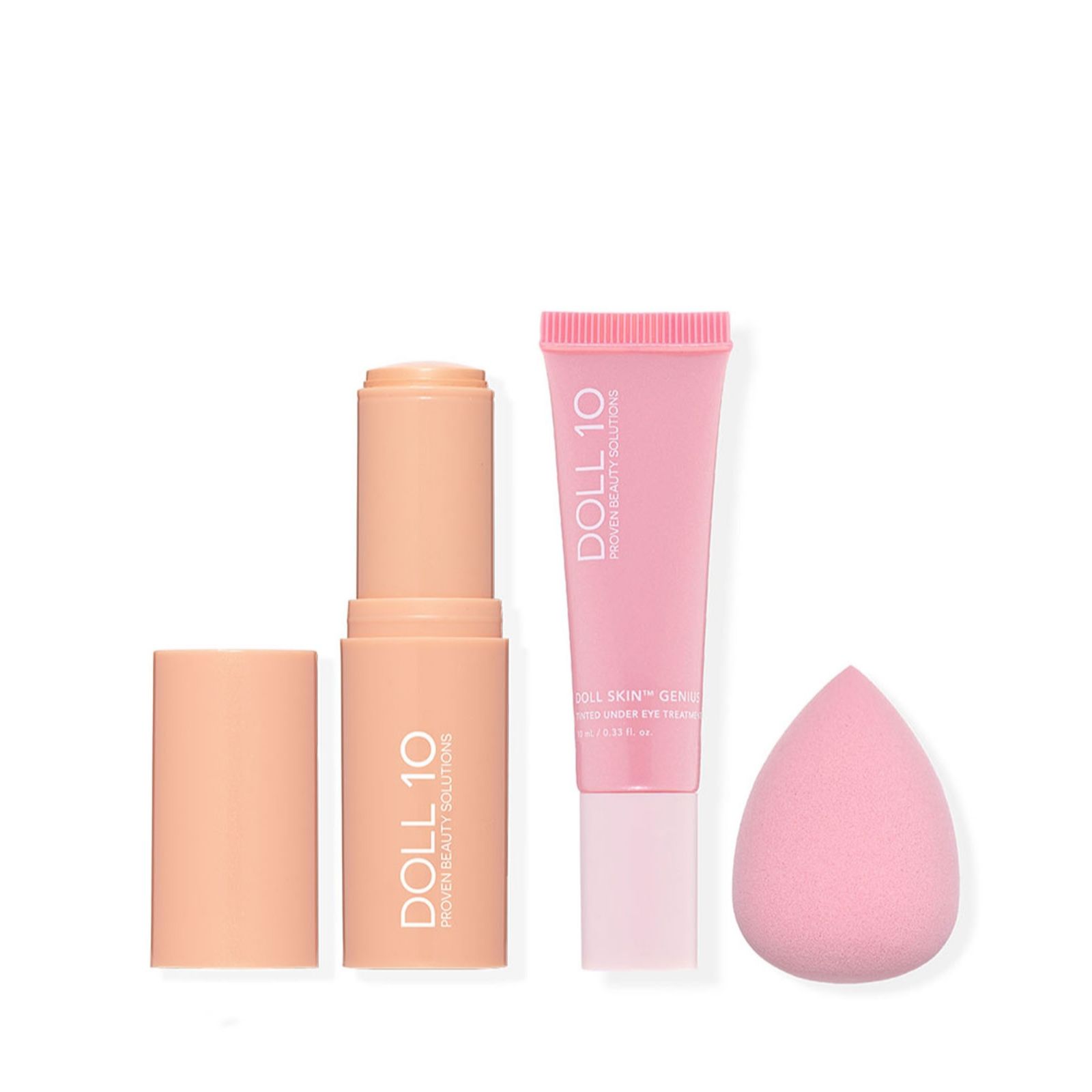 Doll 10 Tinted Eye Serum & Brighten & Correct Eye Stick Duo