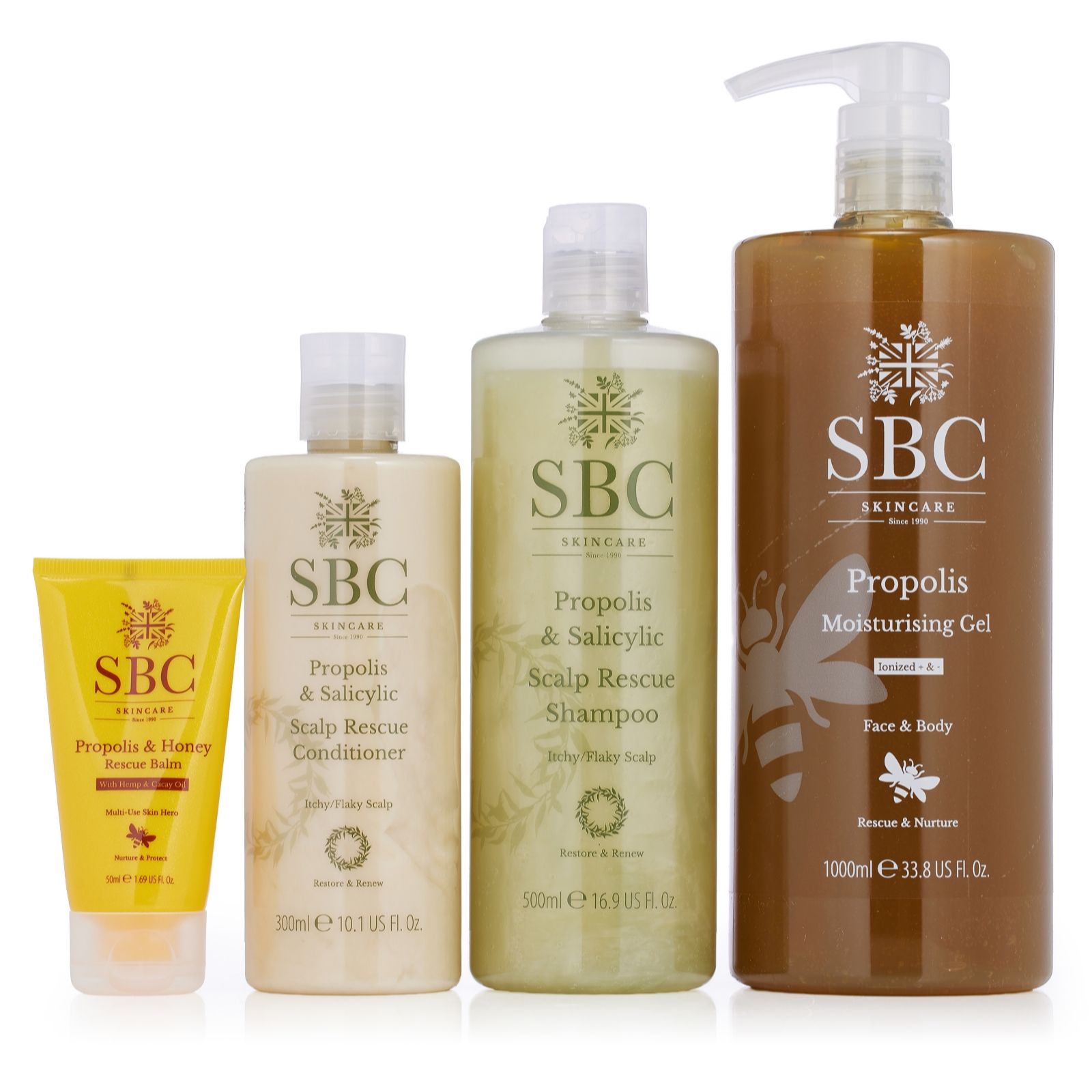 SBC Propolis 4 Piece Supersize Head to Toe Collection