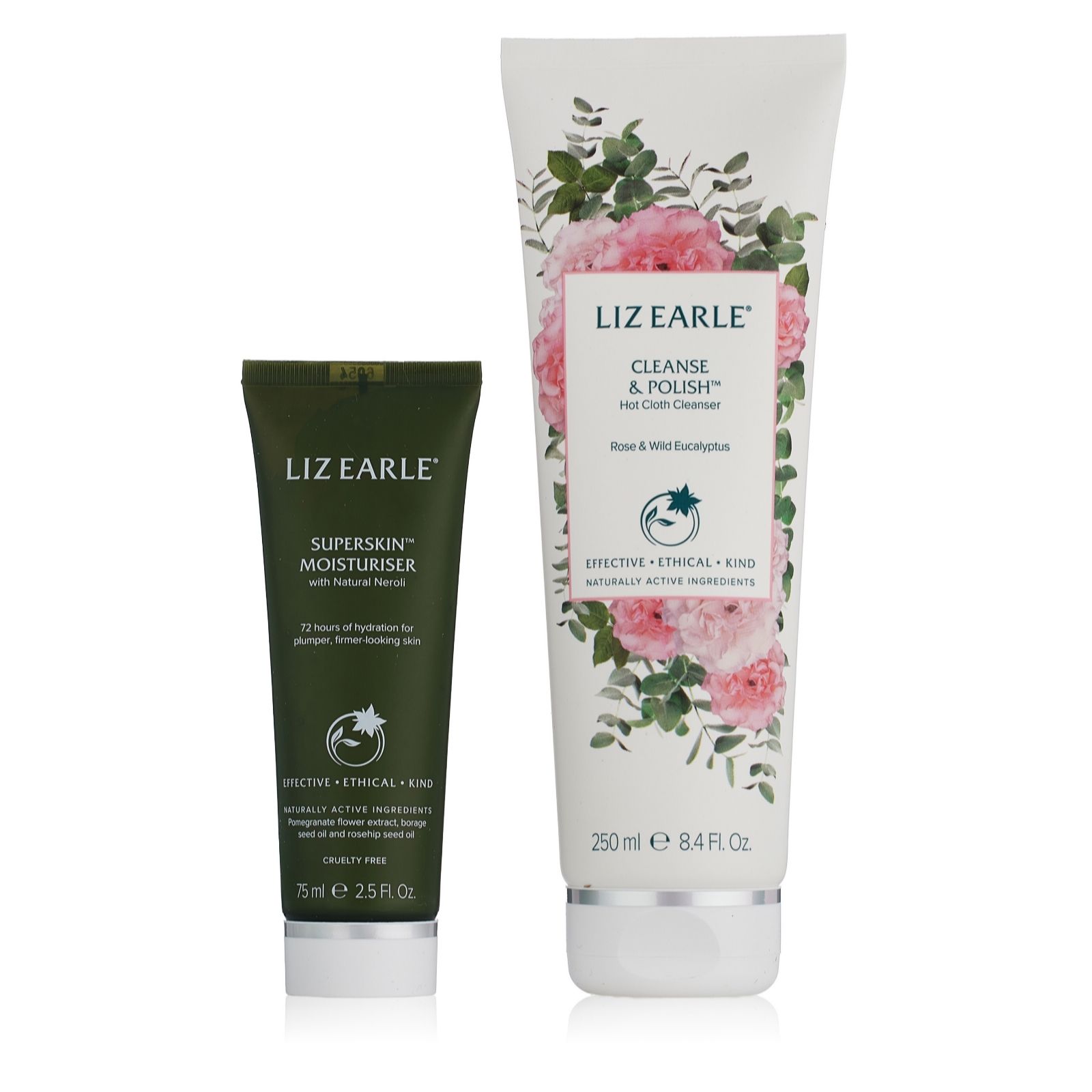 Liz Earle Cleanse & Polish Rose & Wild Eucalyptus Collection
