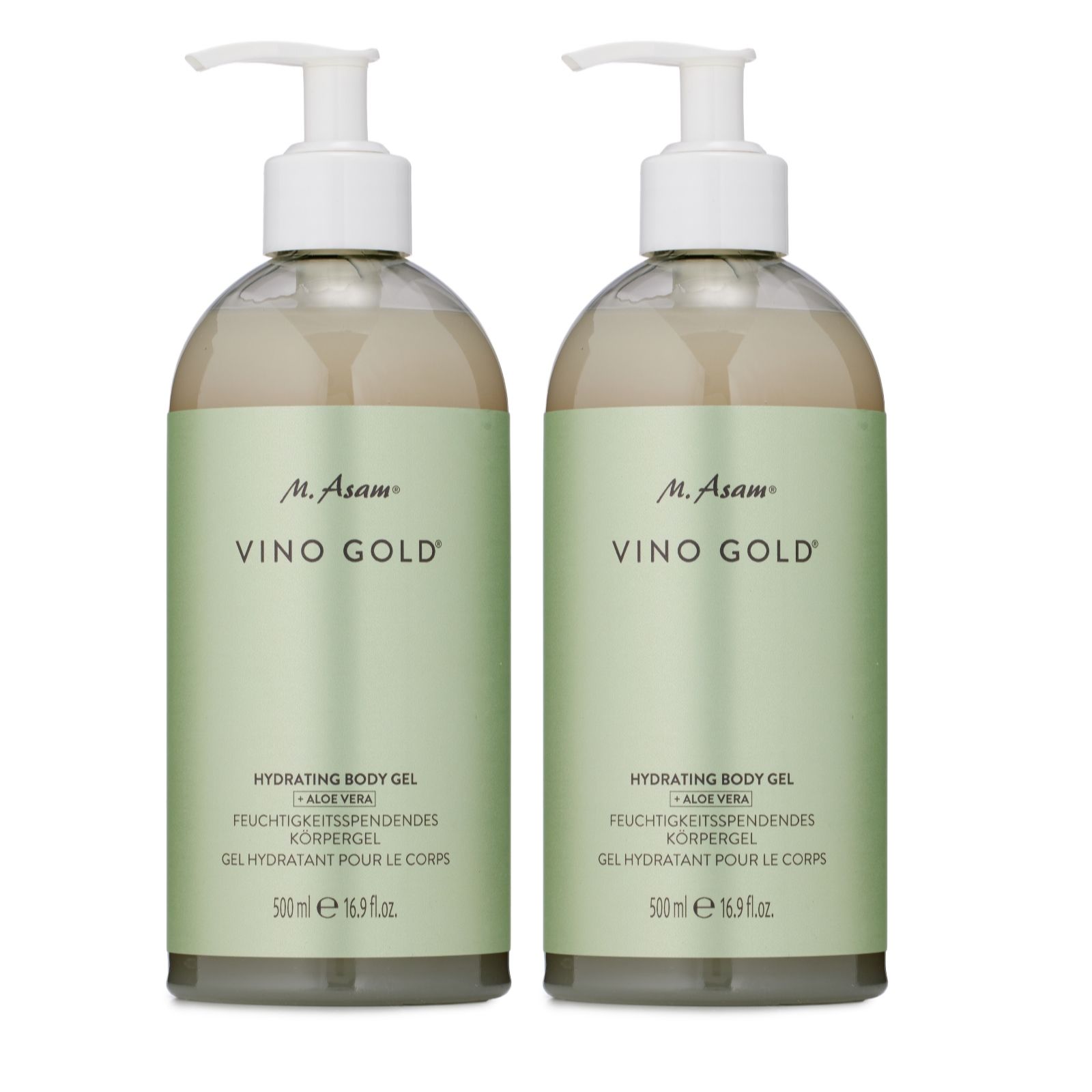 M.Asam Vino Gold Hydrating Body Gel + Aloe Vera Duo 500ml