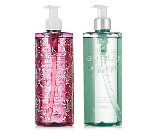 Gatineau Supersize Floral and Energisant Hand and Body Wash Duo