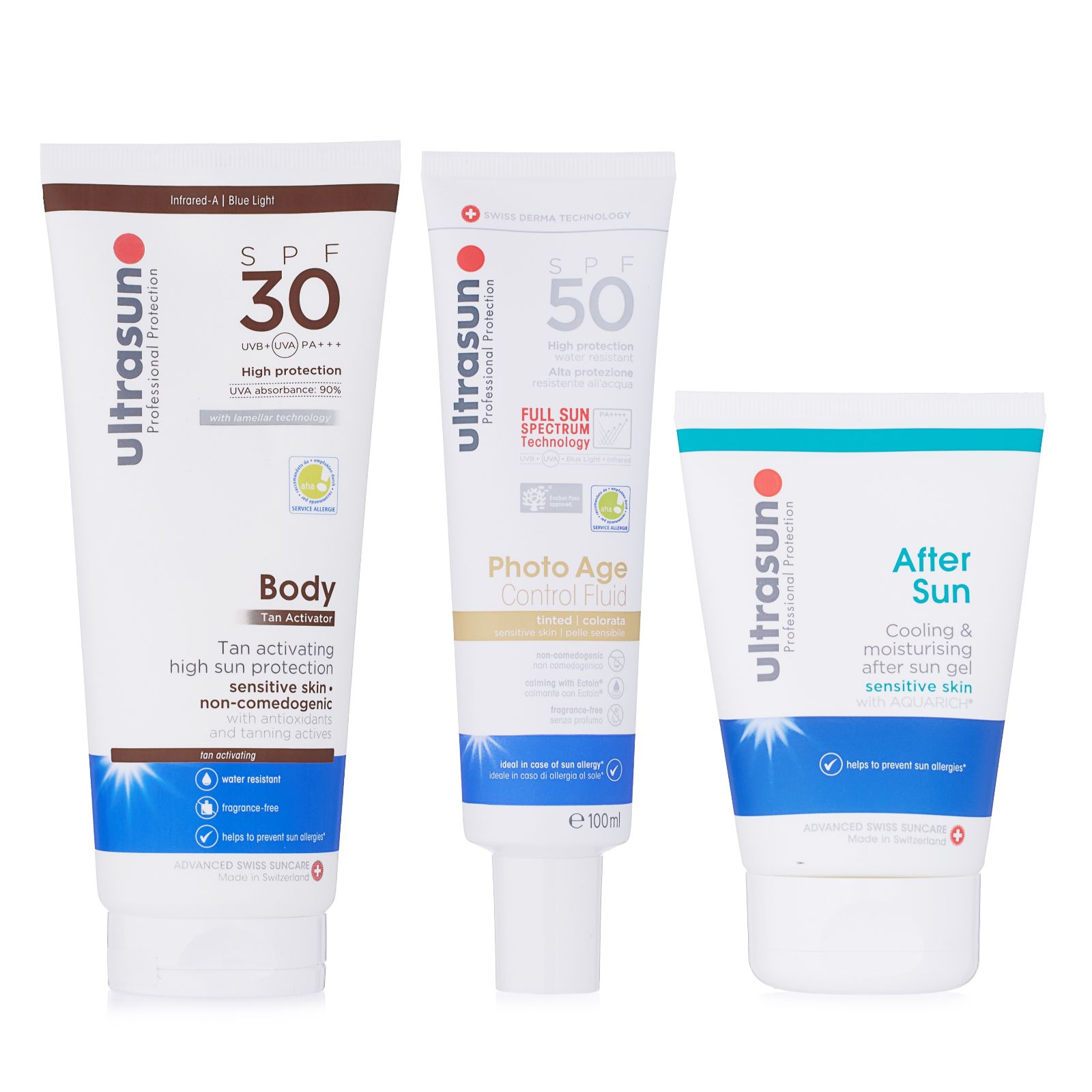 Ultrasun Photo Age Face & Body 3 Piece Collection