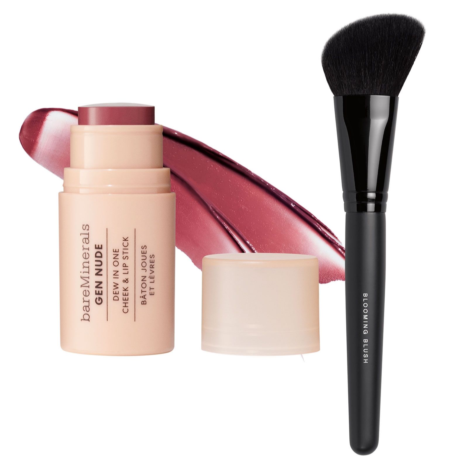 bareMinerals Gen Nude Cheek & Lip Stick & Brush