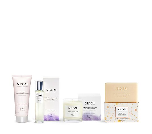 Neom Day to Night 4 Piece Wellbeing Collection.
