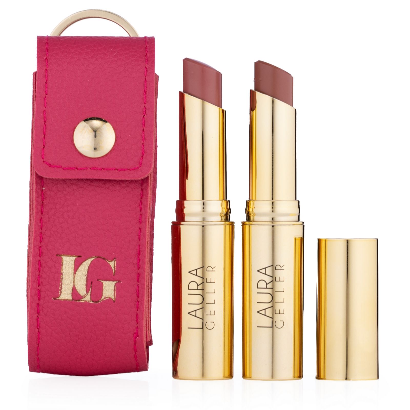 Laura Geller Jelly Lip Balm Duo & Lipstick Case