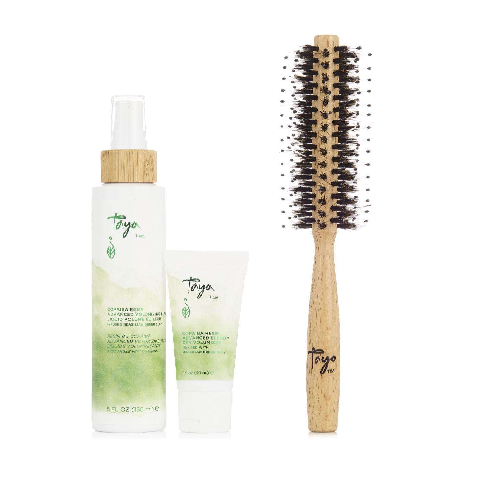 Taya 3 Piece Copaiba Resin Volumising Blend Collection Qvc Uk