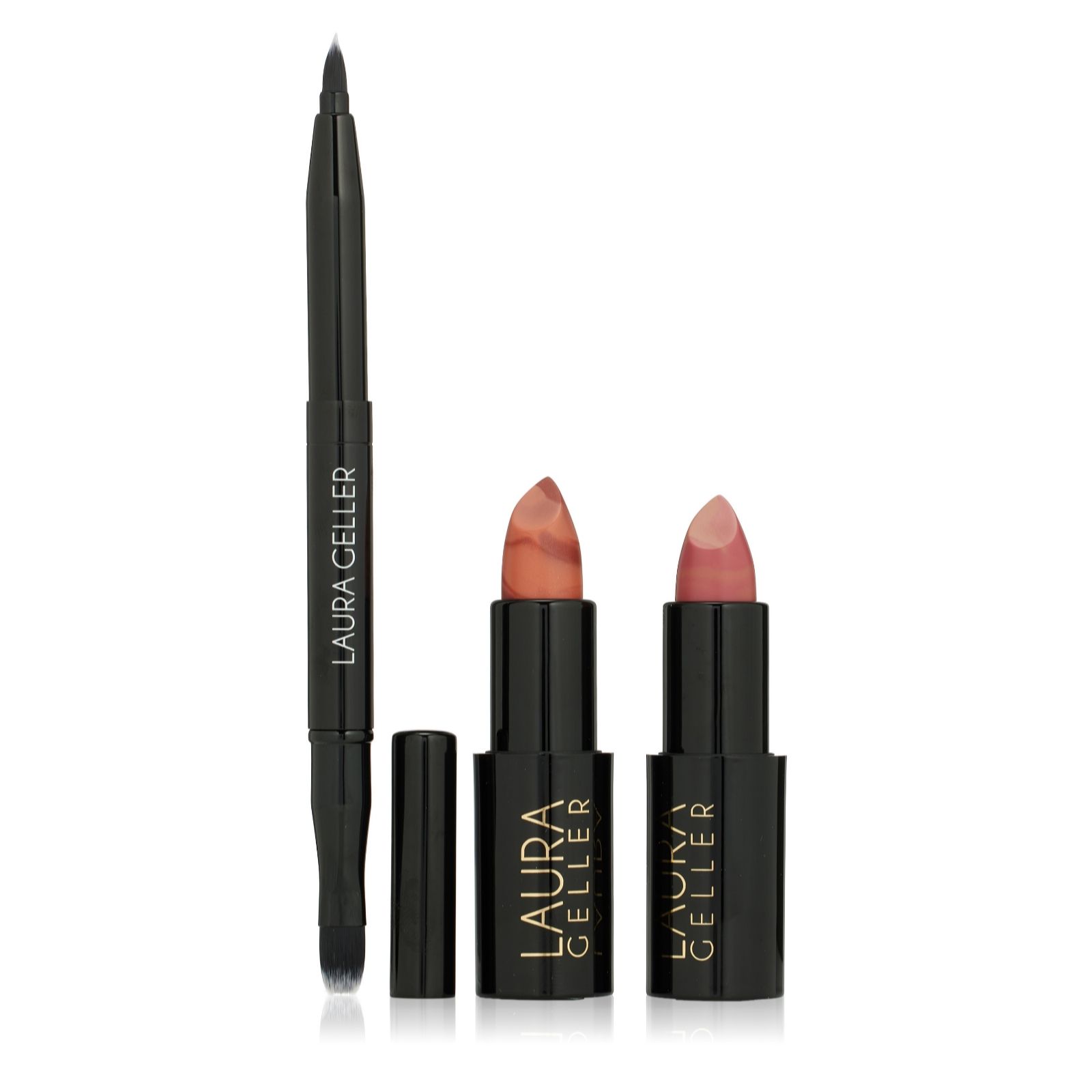 Laura Geller Italian Marble Lipstick Duo & Lip Brush
