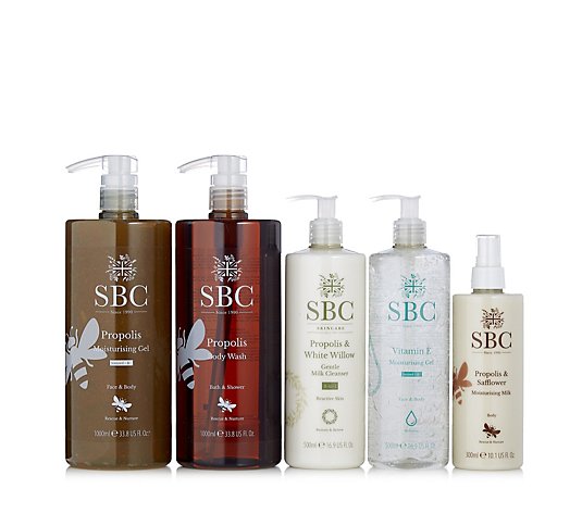 SBC 5 Piece Soothing Face & Body Propolis Collection