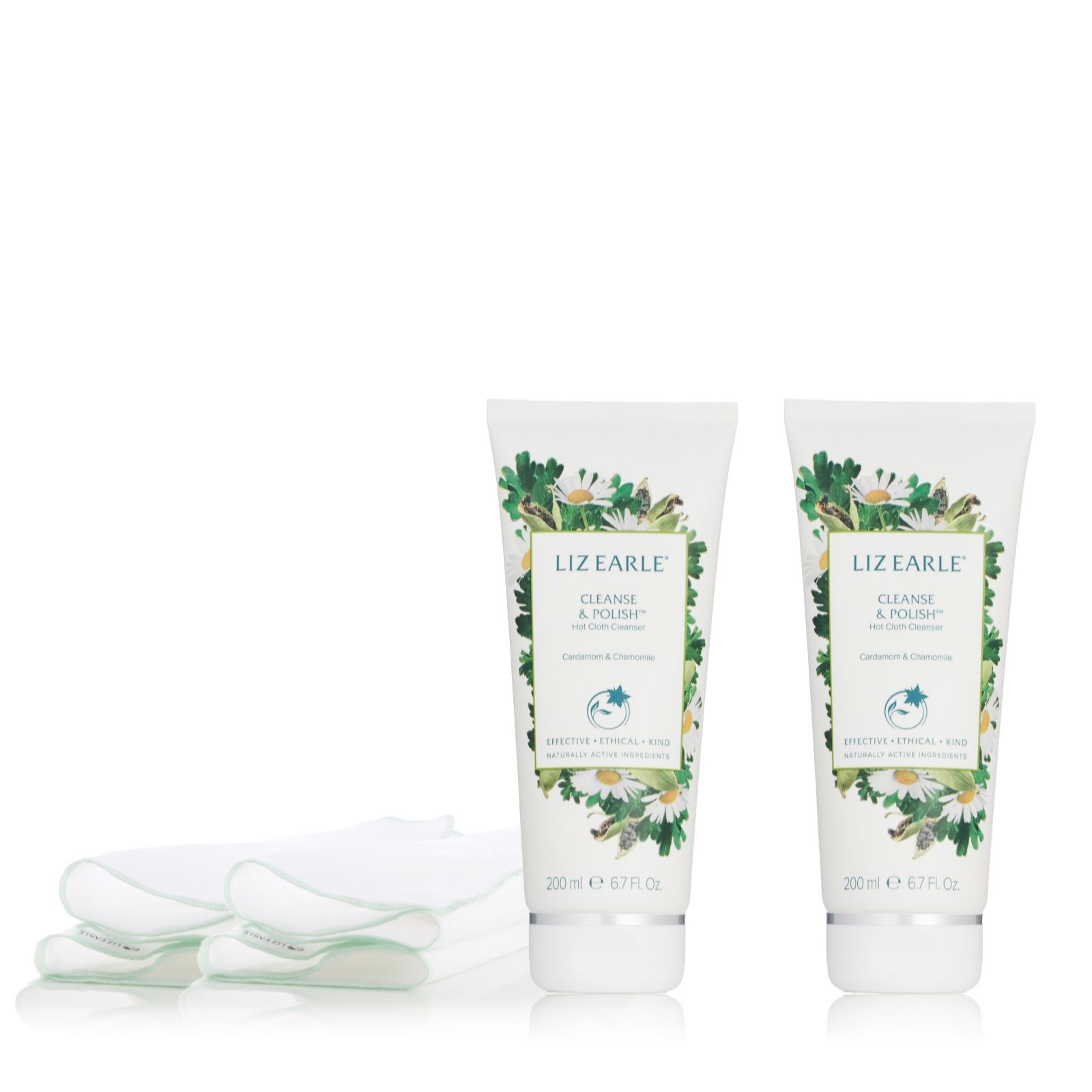 Liz Earle Chamomile & Cardamom Cleanse & Polish Duo 200ml