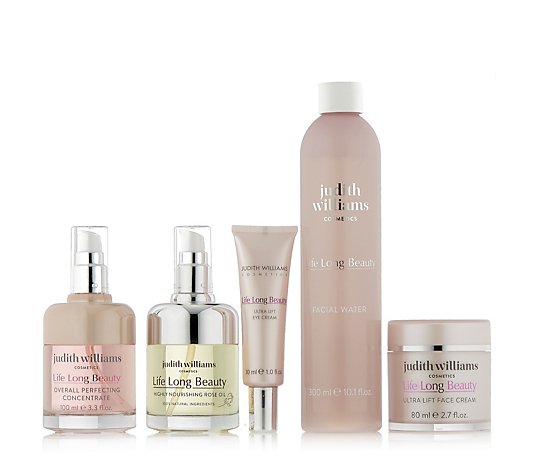 Judith Williams Life Long Beauty Skincare 5 Piece Supersize Collection